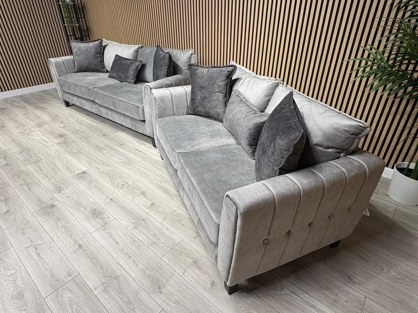 DFS - Cherished Style 3 + 2 Seater Sofa Set, Formal Back - RRP £2,399