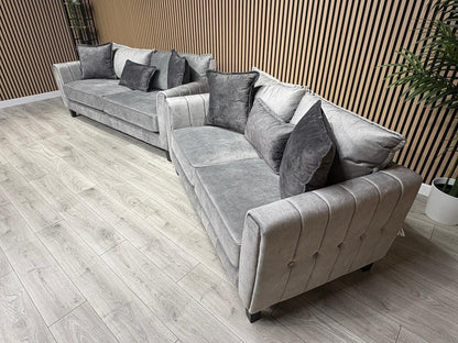DFS - Cherished Style 3 + 2 Seater Sofa Set, Formal Back - RRP £2,399