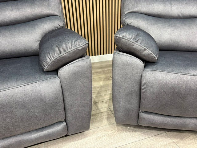 DFS Toledo Fabric 3+2 Seater Power Sofa Set RRP £2598