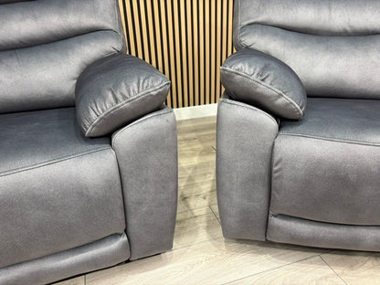 DFS Toledo Fabric 3+2 Seater Power Sofa Set RRP £2598