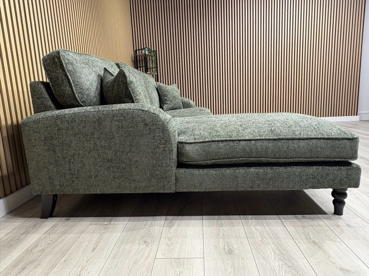 Laura Ashley LYNDEN Style Fabric 3 Seater LHF Chaise Corner Sofa - RRP £2625
