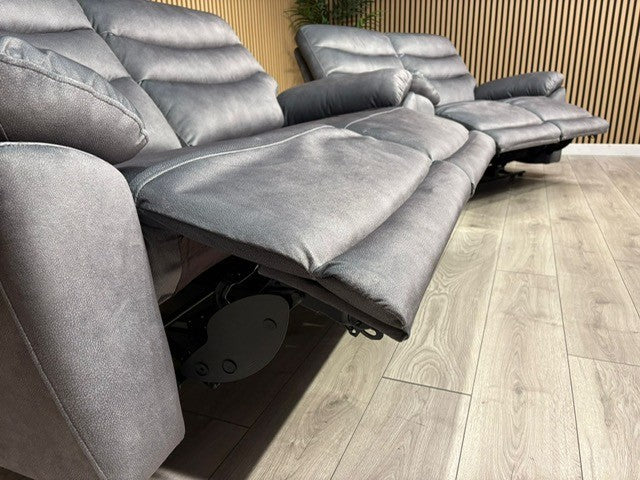 DFS Toledo Fabric 3+2 Seater Power Sofa Set RRP £2598