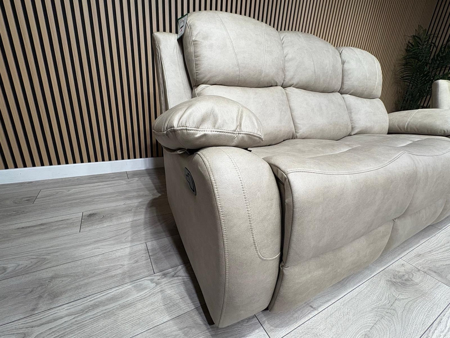 Boston Fabric 3 + 2 Seater Sofa Set, Manual Recliners - RRP £1999