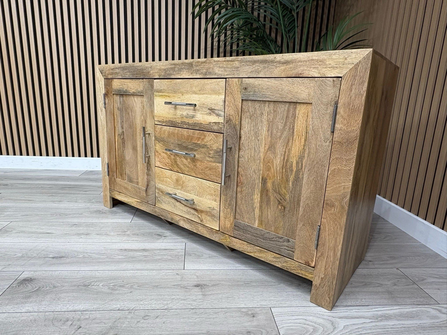 NEXT Sample - Cuba Mango Wood 2 Door 3 Drawer Sideboard - RRP: £1095