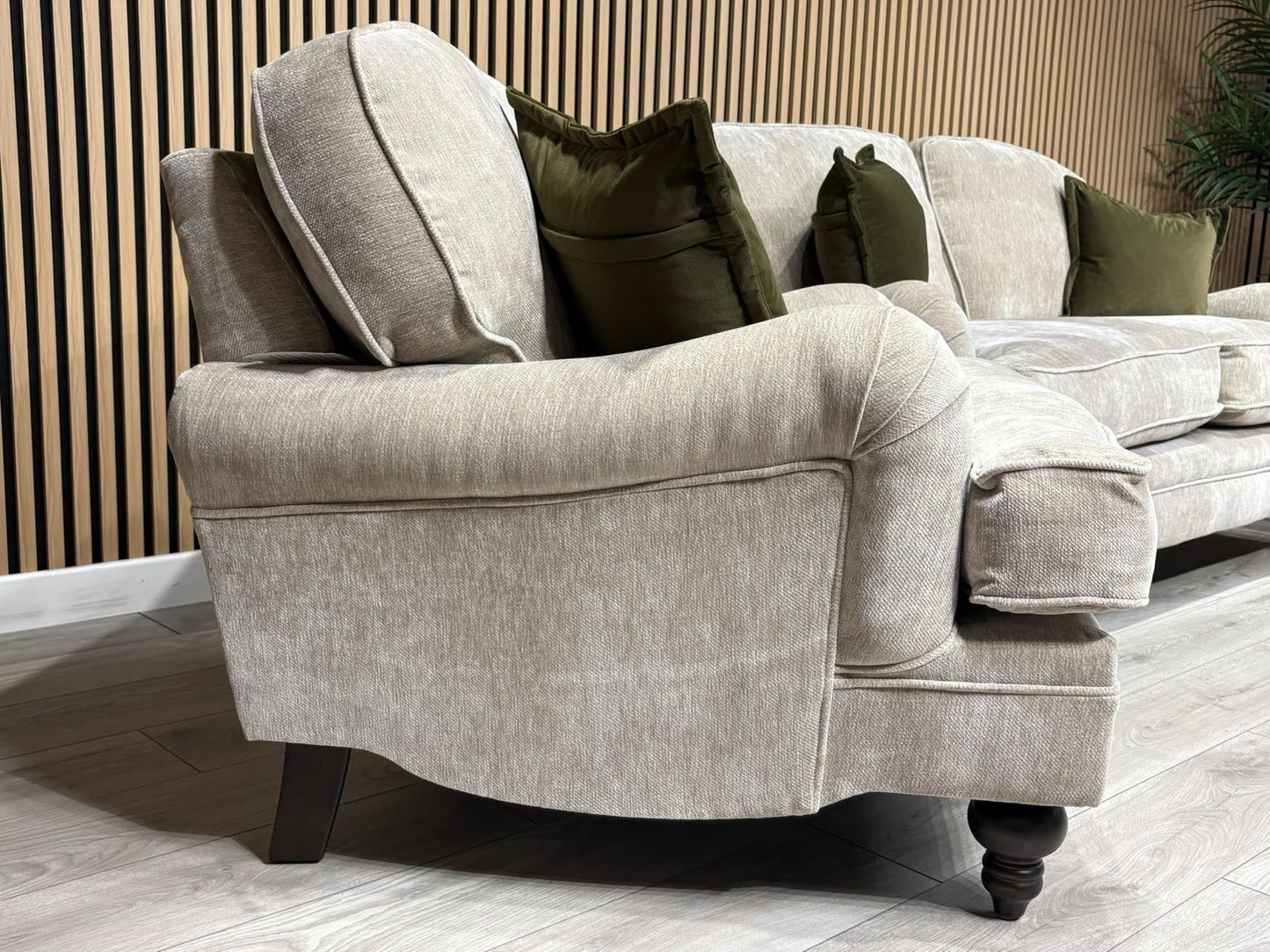 Laura Ashley HERITAGE Style Fabric 2 Seater Sofa + 2x Armchairs Set - RRP £3725