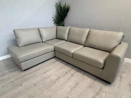 Furniture Village Dinky LHF Leather Corner Chaise End Sofa - RRP £1795