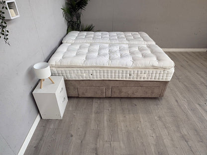 Staples Artisan Pure INDULGENCE / OPULENCE Zip & Link Mattress, 6ft Superking