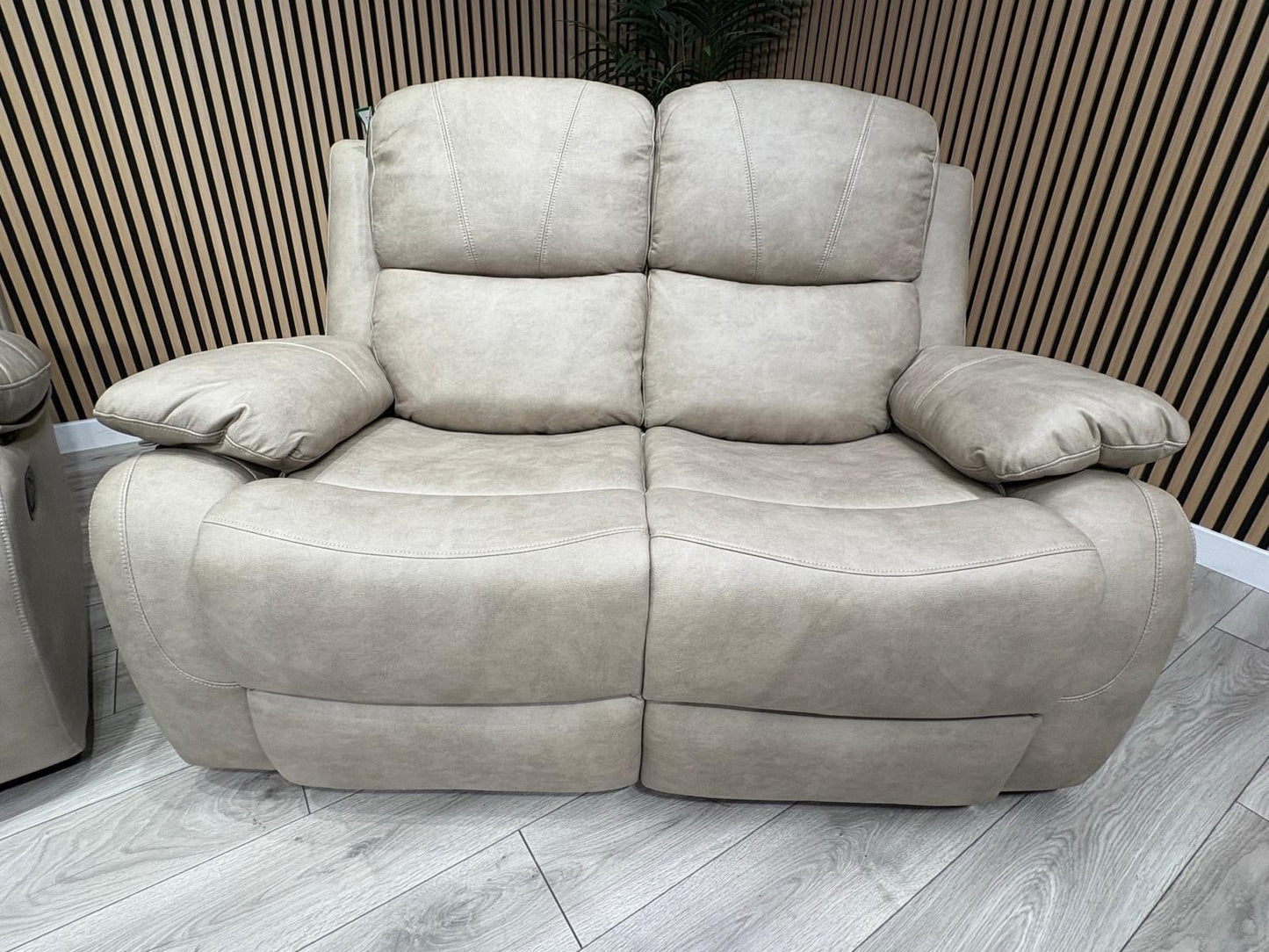 Boston Fabric 3 + 2 Seater Sofa Set, Manual Recliners - RRP £1999
