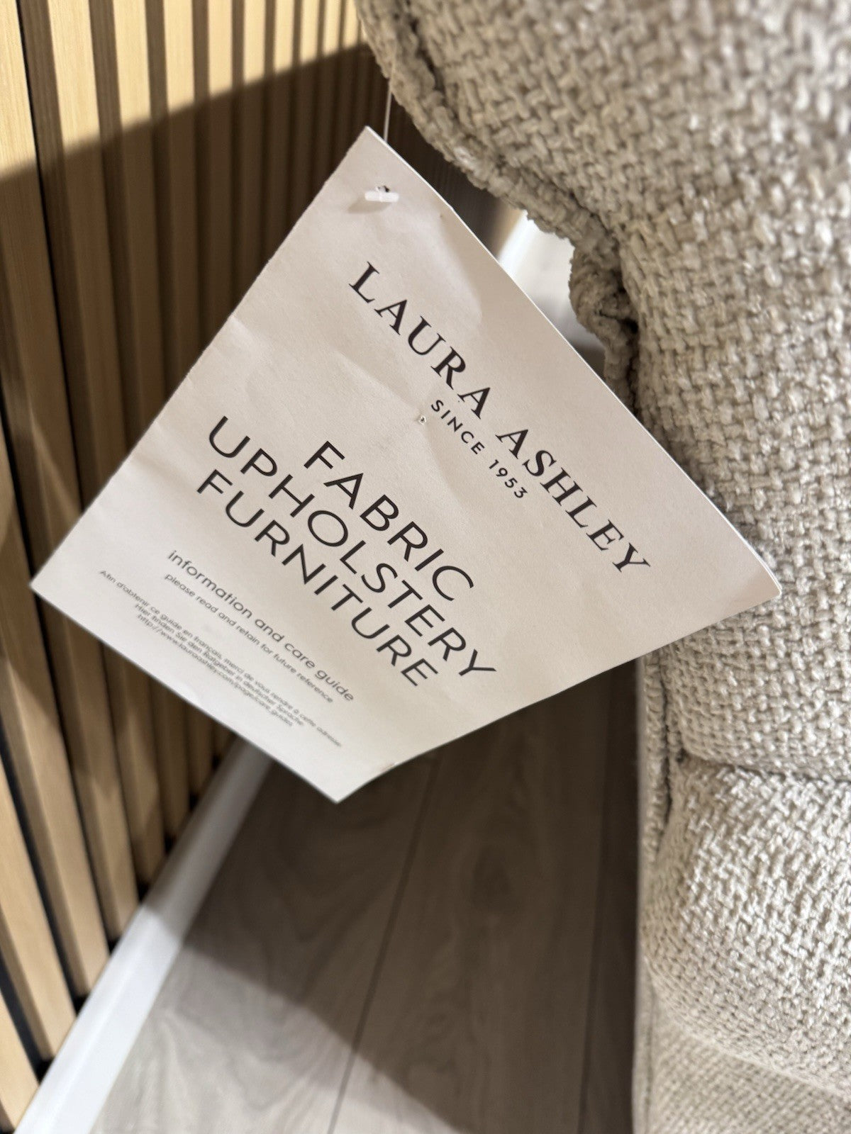 Laura Ashley LYNDEN Style Fabric 3 Seater Sofa + 2 x Armchairs Set - RRP £3395