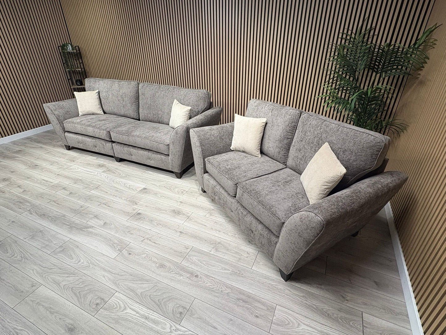 DFS Sample Fabric 4 Seater + 2 Seater Sofa Set - RRP £2559