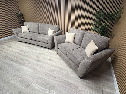 DFS Sample Fabric 4 Seater + 2 Seater Sofa Set - RRP £2559