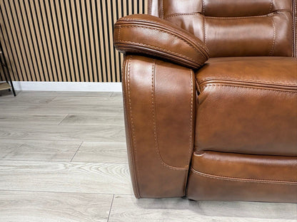 Kingsbury Premium Leather 3+2 Seater Power Recliner Sofa Set - RRP £3898