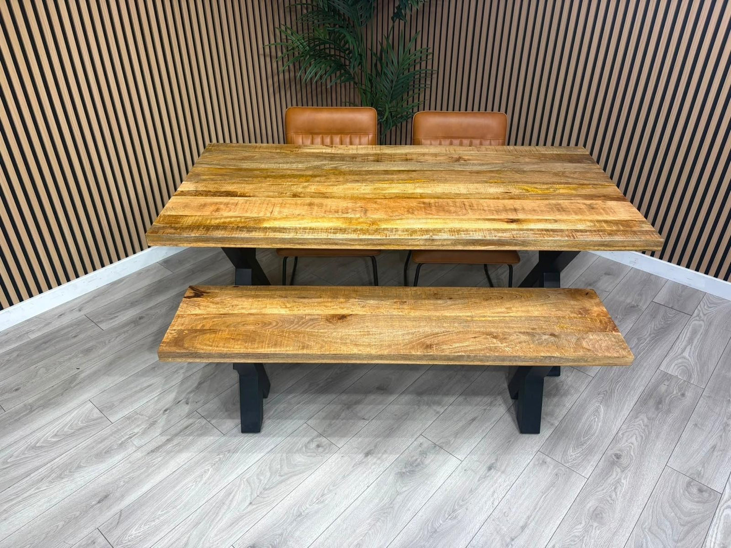 Next Sample - Cuba Mango Wood Dining Set, Different Combinations Available