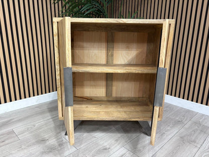 NEXT Sample - Geo Mango Wood Hall Cabinet - RRP: £895