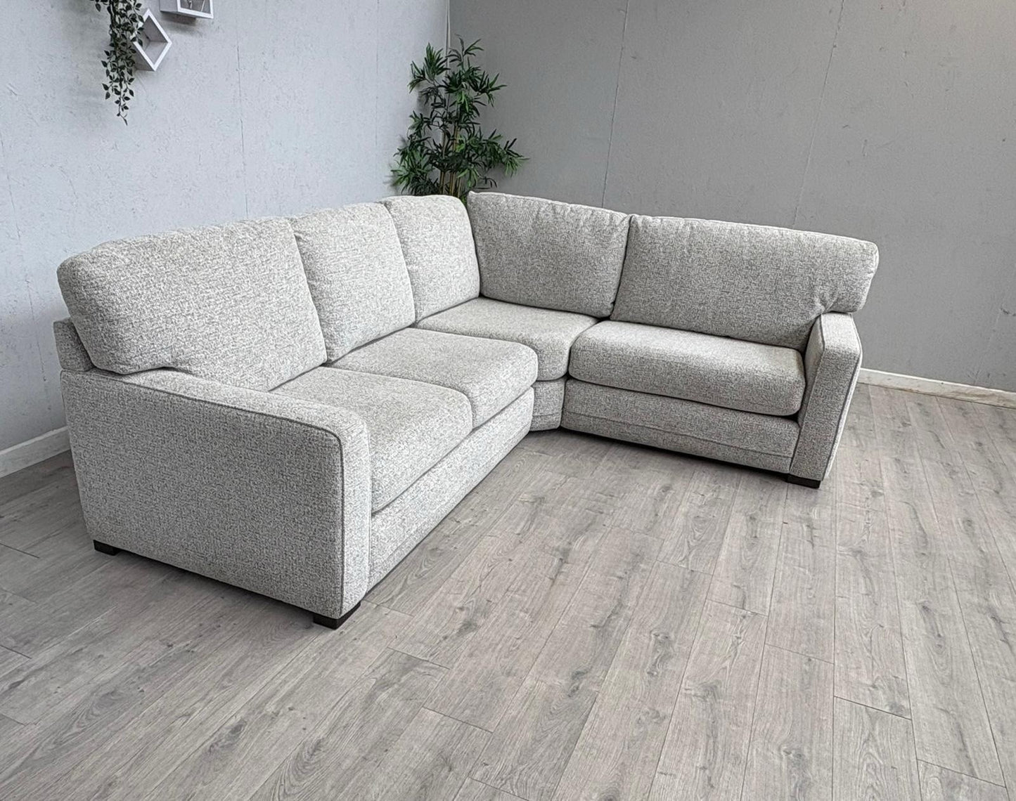 Furniture Village Fabric RHF Corner Sofa - RRP £2,295