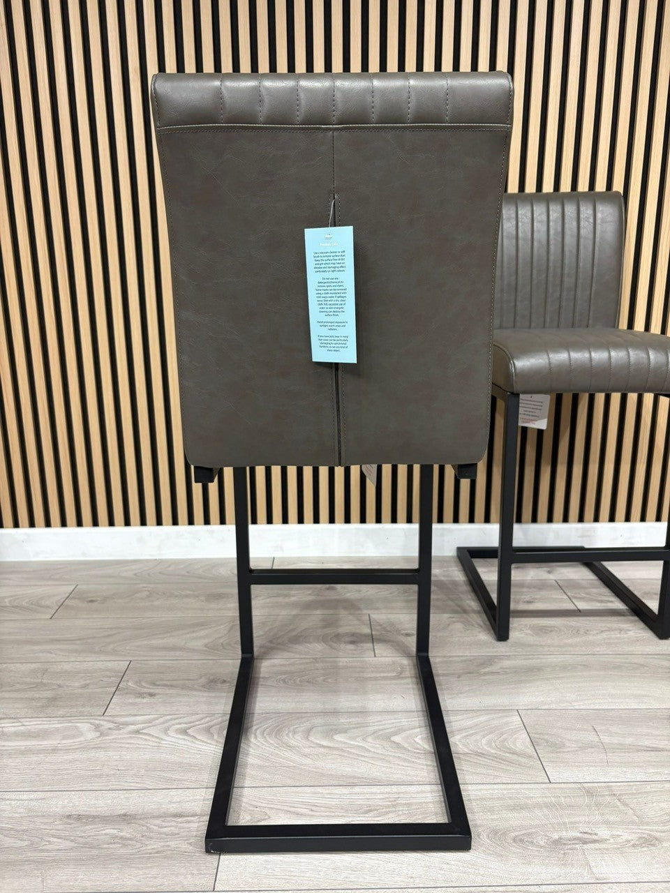 NEXT Sample - RIGA Industrial leather Bar Stools