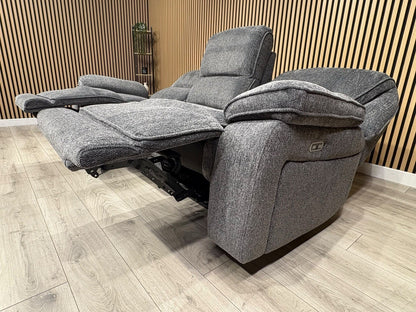 ORLANDO Fabric 3 Seater Power Recliner Sofa - RRP £1799