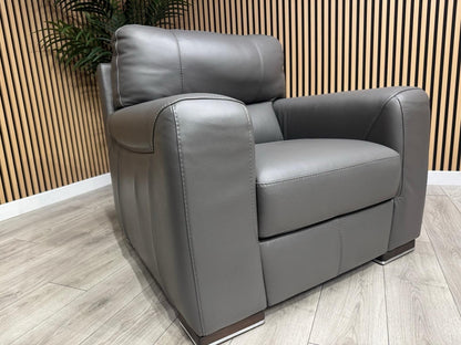 ScS - Sisi Italia LUCCA Leather 3 Seater Sofa + Armchair Set - RRP £3898