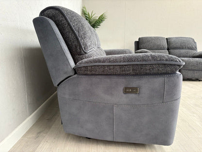 DFS Fontaine 3 Seater + 2 Seater Power Recliner Sofa Set  - RRP £1,978