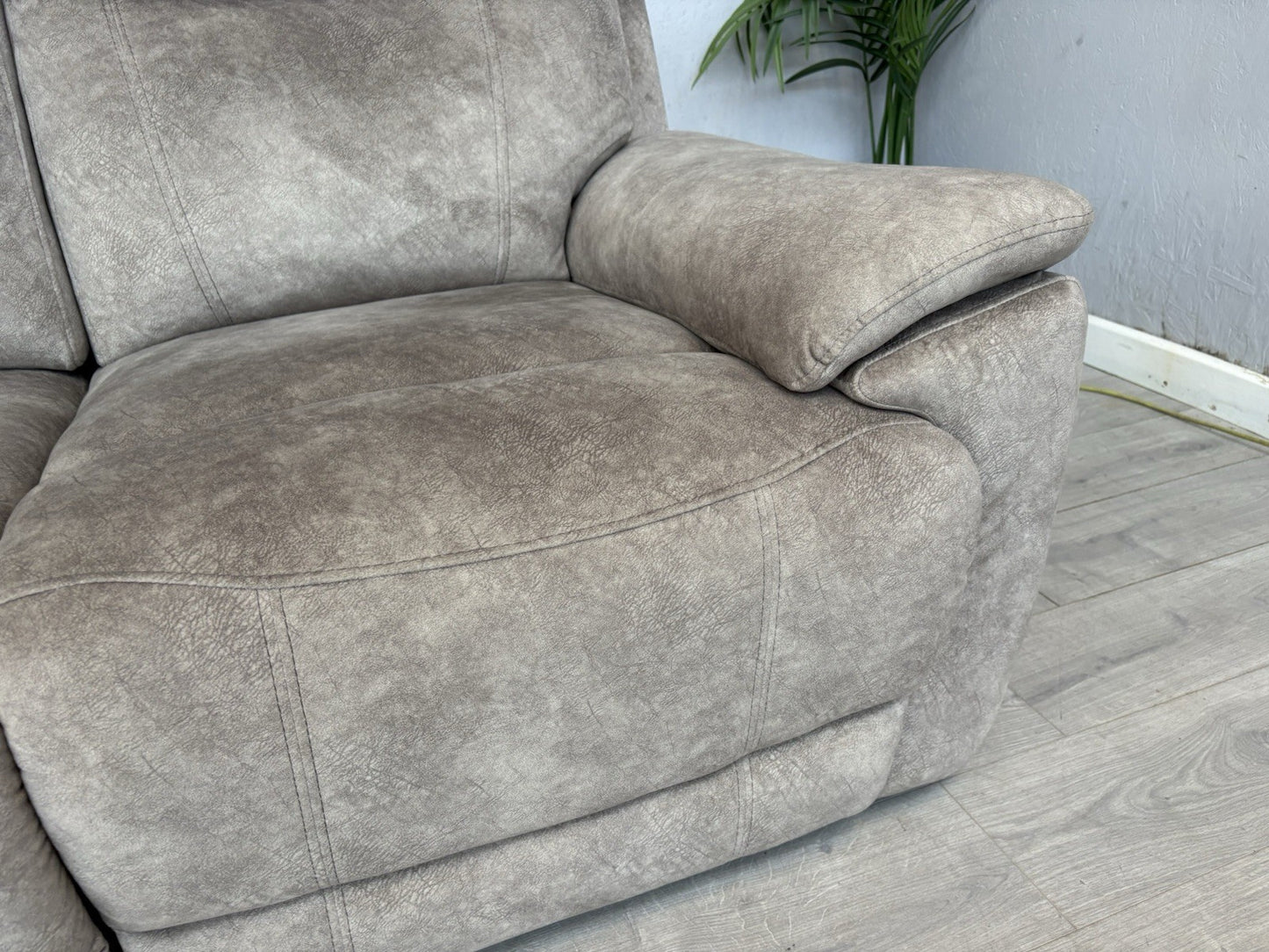 Furniture Village SLOANE Fabric 2 Seater Power Recliner Sofa - RRP £945