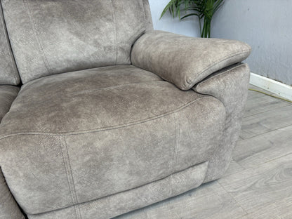 Furniture Village SLOANE Fabric 2 Seater Power Recliner Sofa - RRP £945