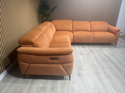 Furniture Village MOET Style Large Fabric Power Recliner Corner - RRP £4,495