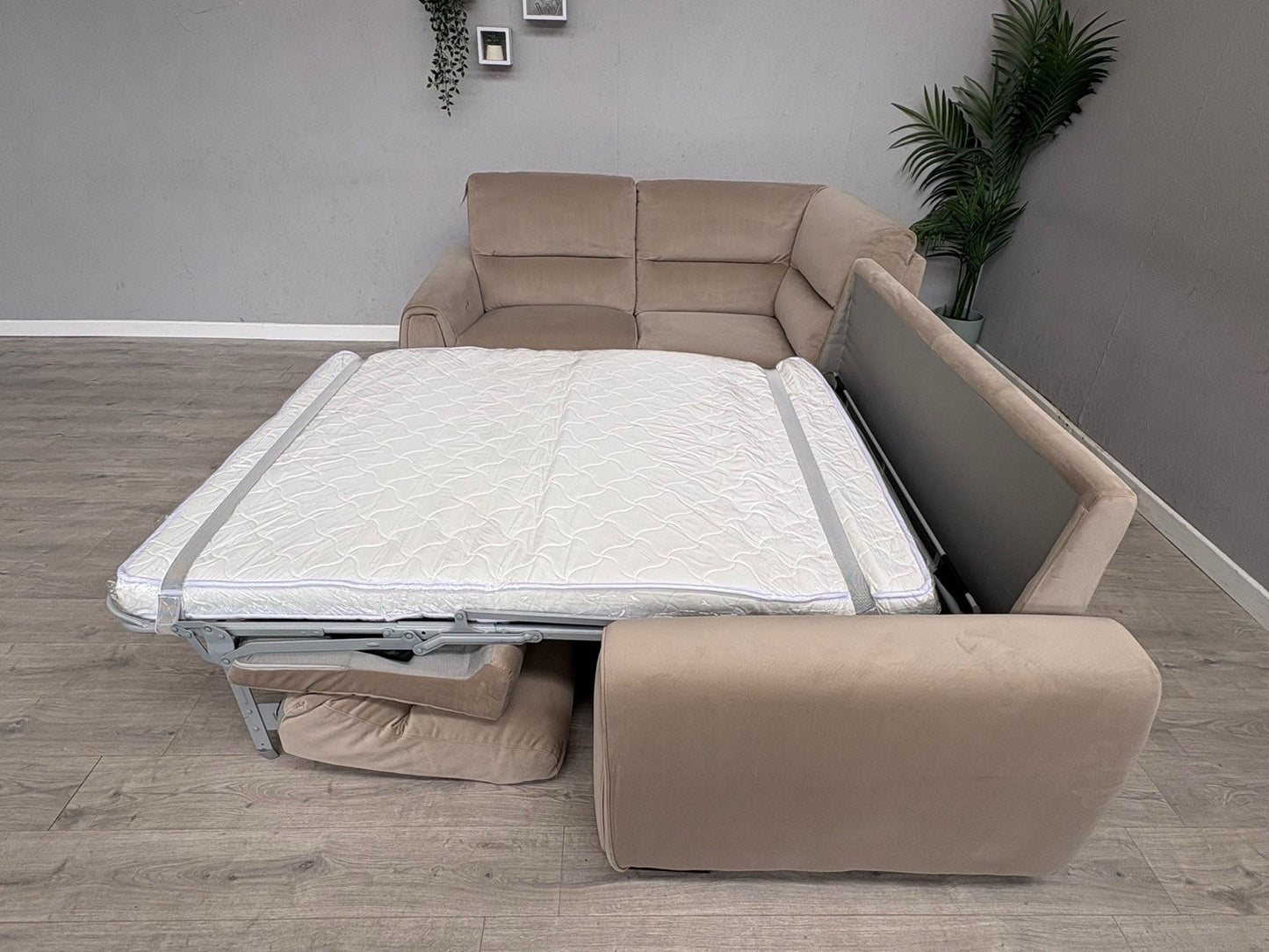 F.V Flex LHF Corner Sofa Bed with Power Recliner & Storage Arms - RRP £2945
