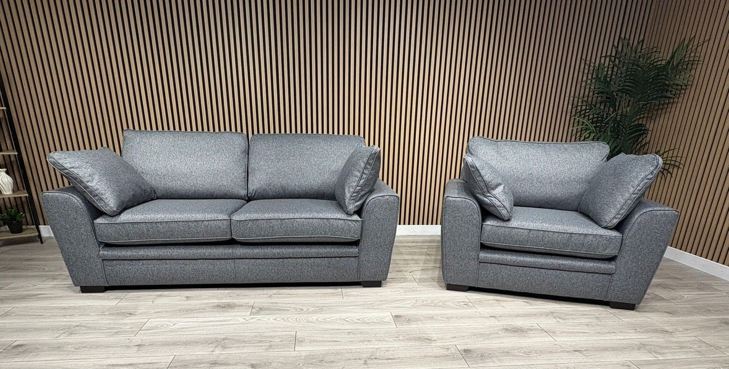 Sofology CHALFONT Fabric 3 Seater Sofa + Armchair Set - RRP £2,499