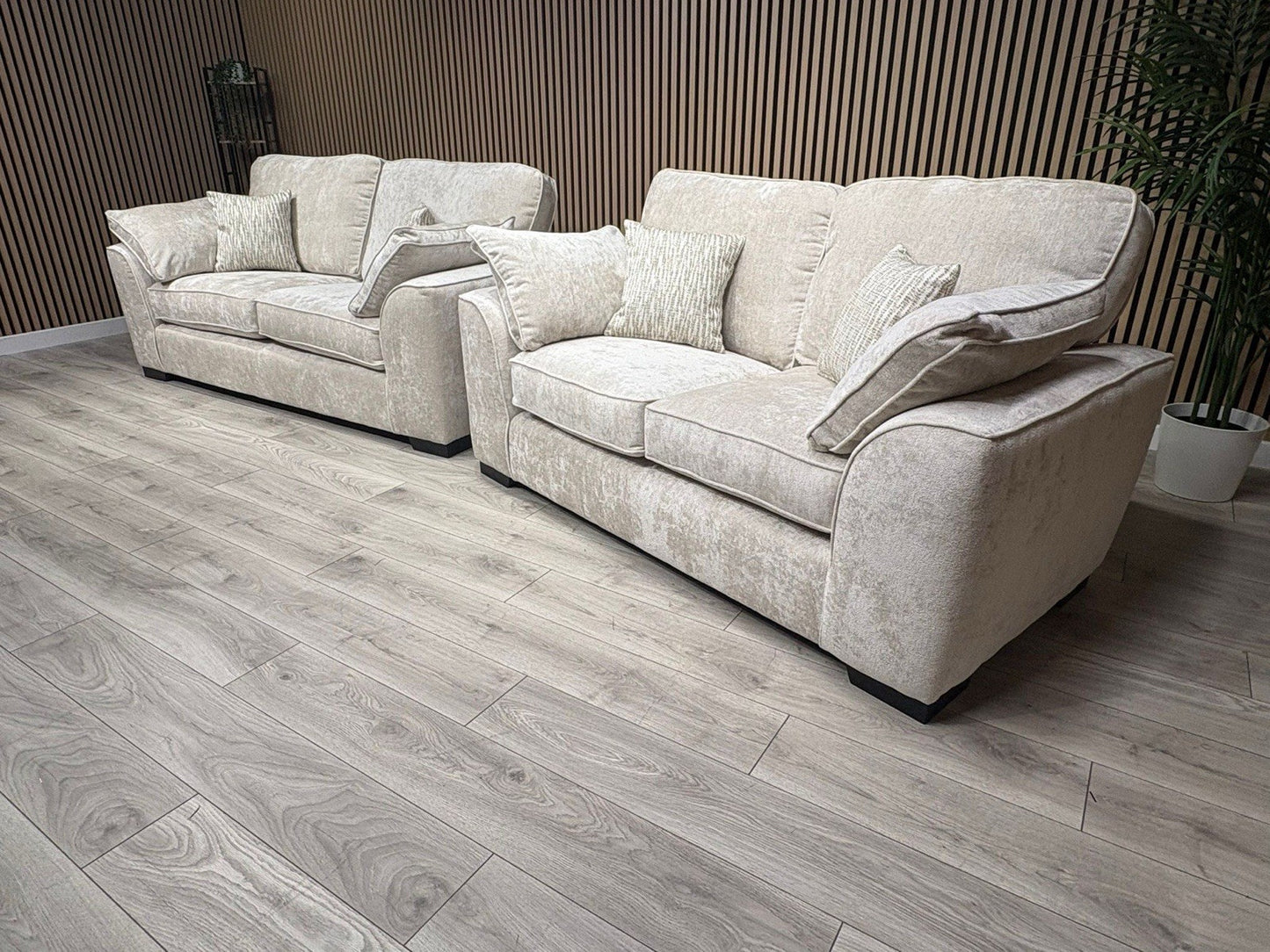 NEXT Stamford Style Fabric 3 Seater + 2 Seater Sofa Set - RRP £2450