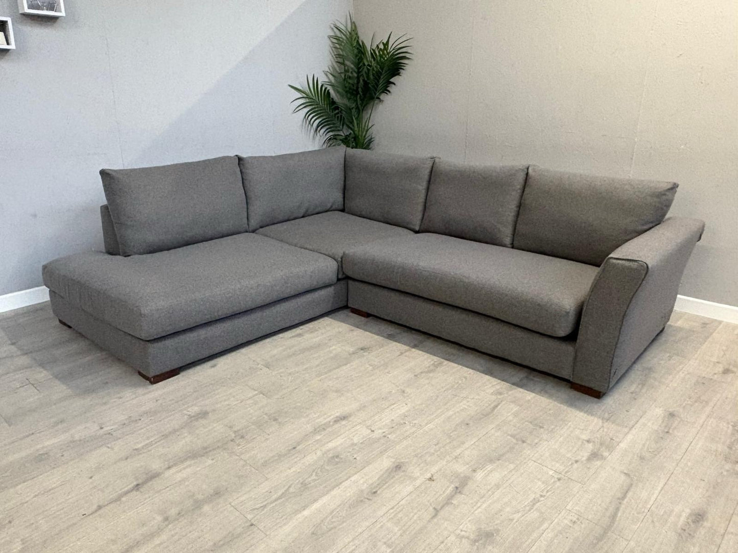 DFS KAIZER / PAIGNTON LHF Open End Chaise Fabric Corner Sofa - RRP £1499