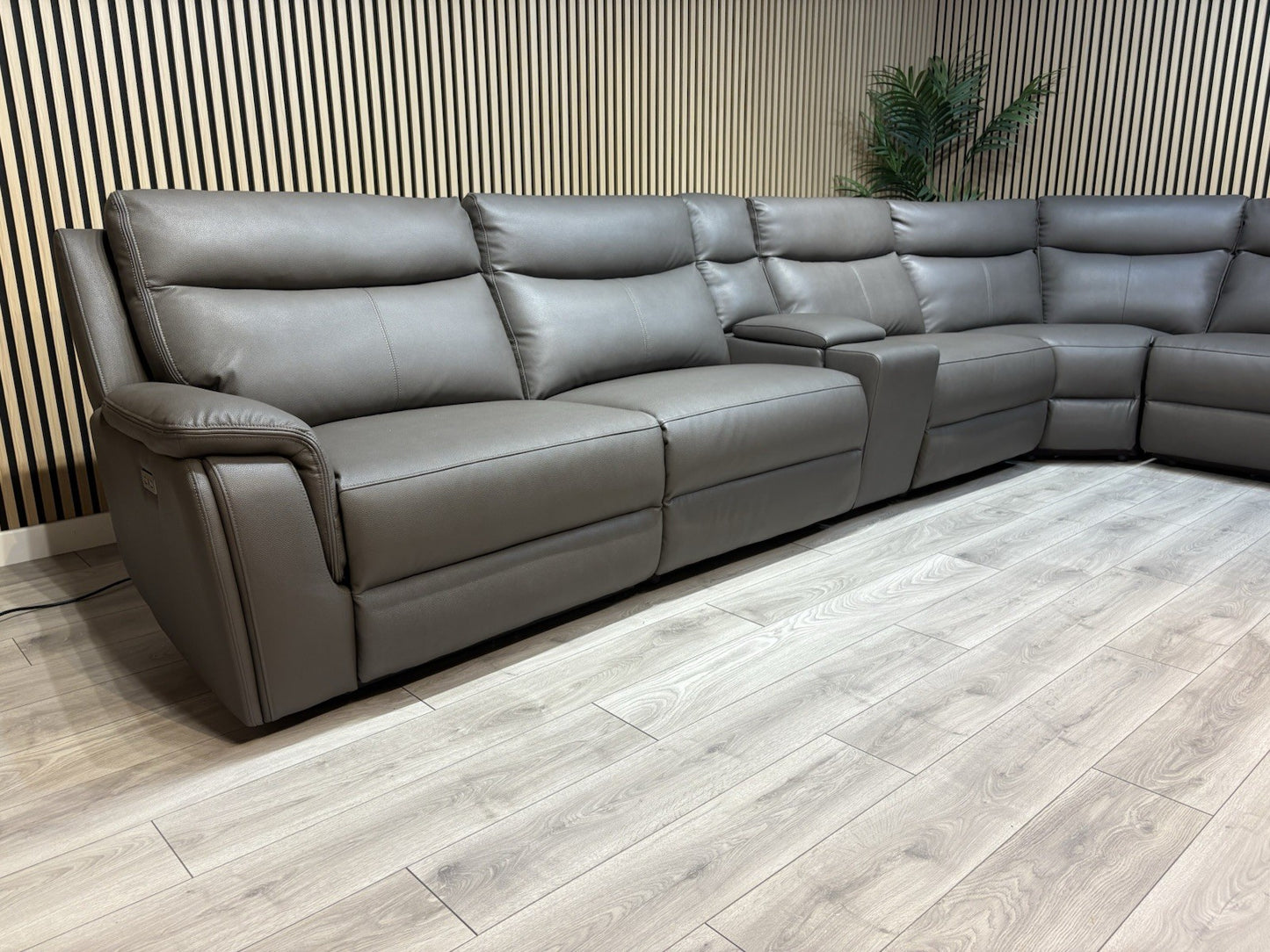 ScS - MAVERICK Fabric XL Modular 3 Corner 2 Sofa, Power Recliners - RRP £3,999