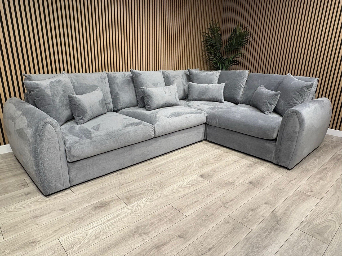 Sofology MARBLE ARCH Style Fabric RHF Corner Sofa, Grey - RRP £3,599