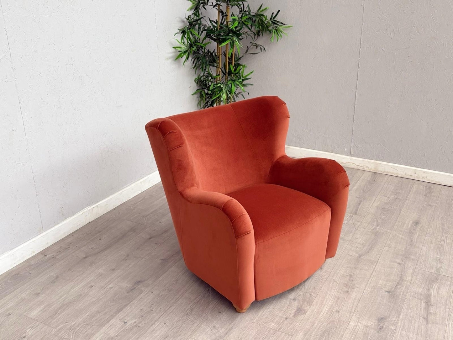 Westbridge BACHO Fabric Wingback Accent Chair / Armchair - RRP £899