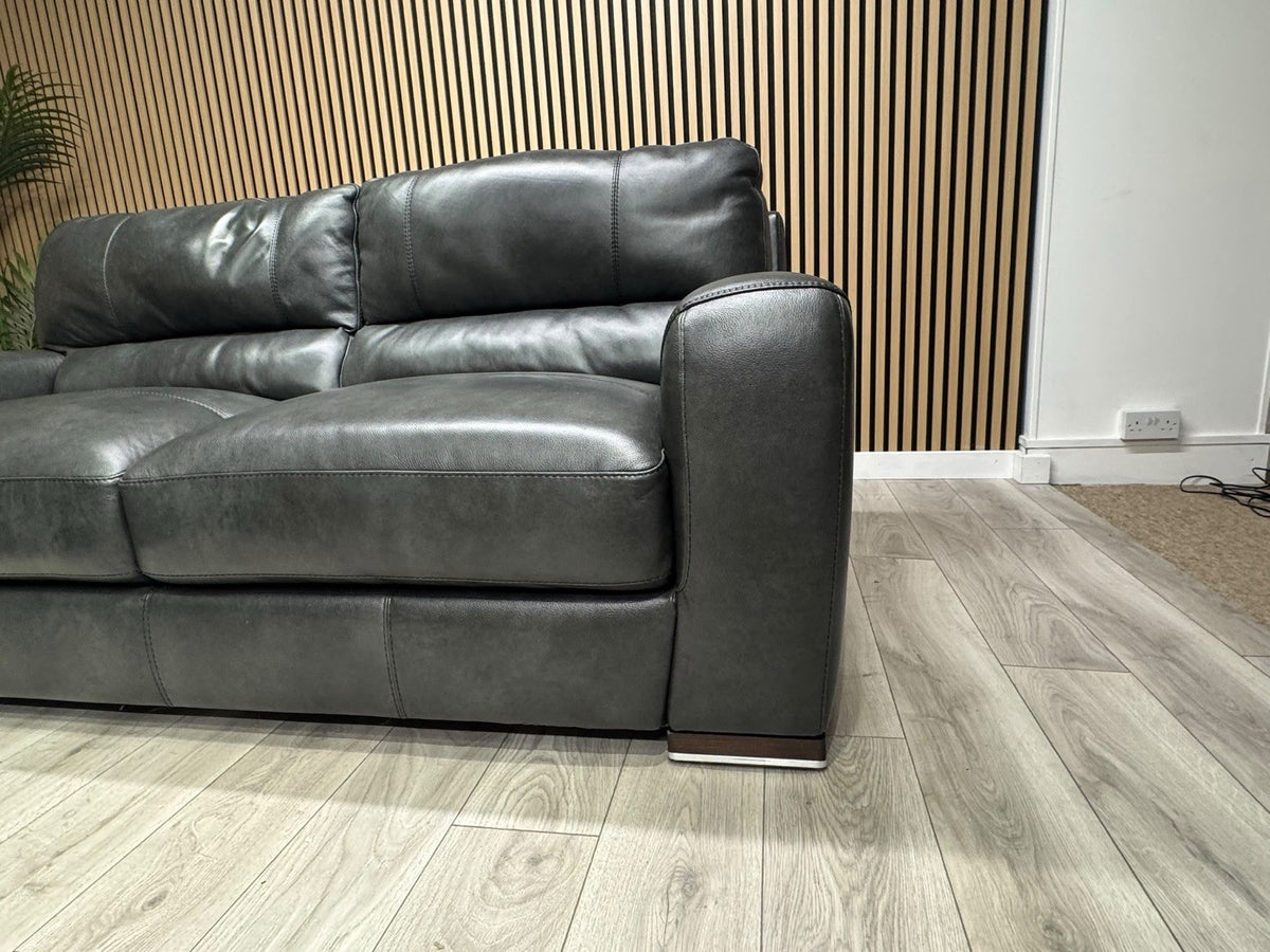 ScS Sisi Italia LUCCA Leather 2 x 3 Seater Sofa Set - RRP £4498