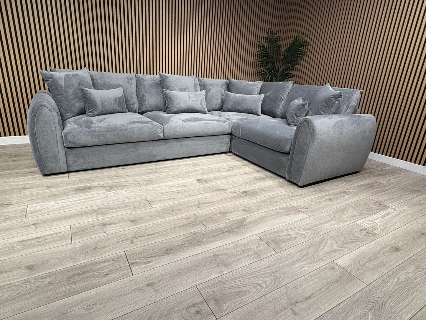 Sofology MARBLE ARCH Style Fabric RHF Corner Sofa, Grey - RRP £3,599