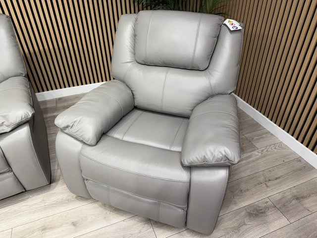 KNOLE Grey Leather Power Recliner Sofa/Chair - Different Combinations Available