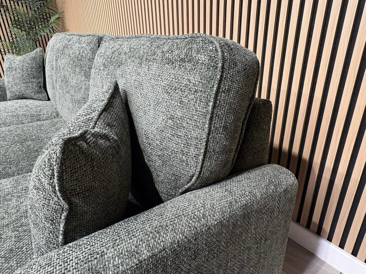 Laura Ashley LYNDEN Style Fabric 3 Seater LHF Chaise Corner Sofa - RRP £2625