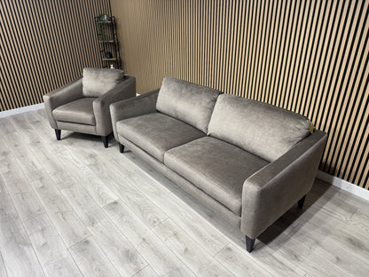 John Lewis BAILEY Style Fabric 3 Seater + Armchair Set - RRP £2995