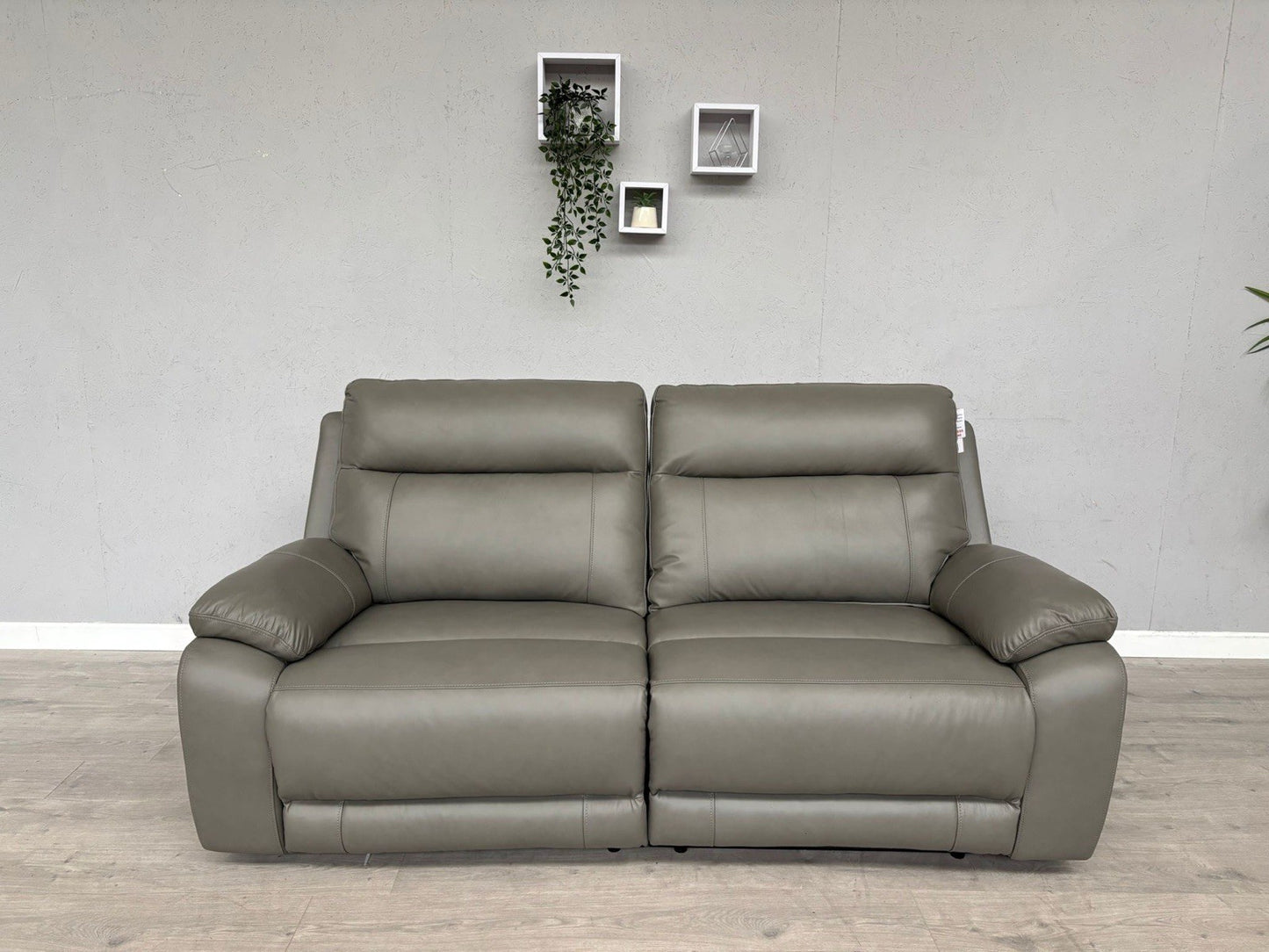 DFS Model Leather 3 Seater Power Recliner Sofa - RRP £1599