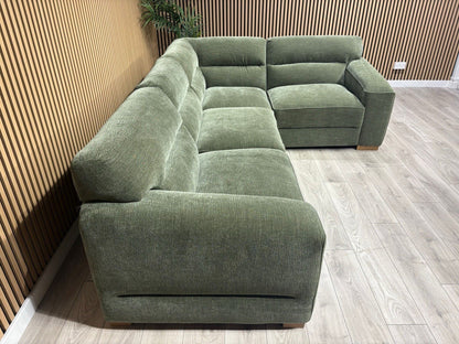 Denver Fabric Modular Corner Sofa ( RHF or LHF ), Dark Sage  - RRP £2399