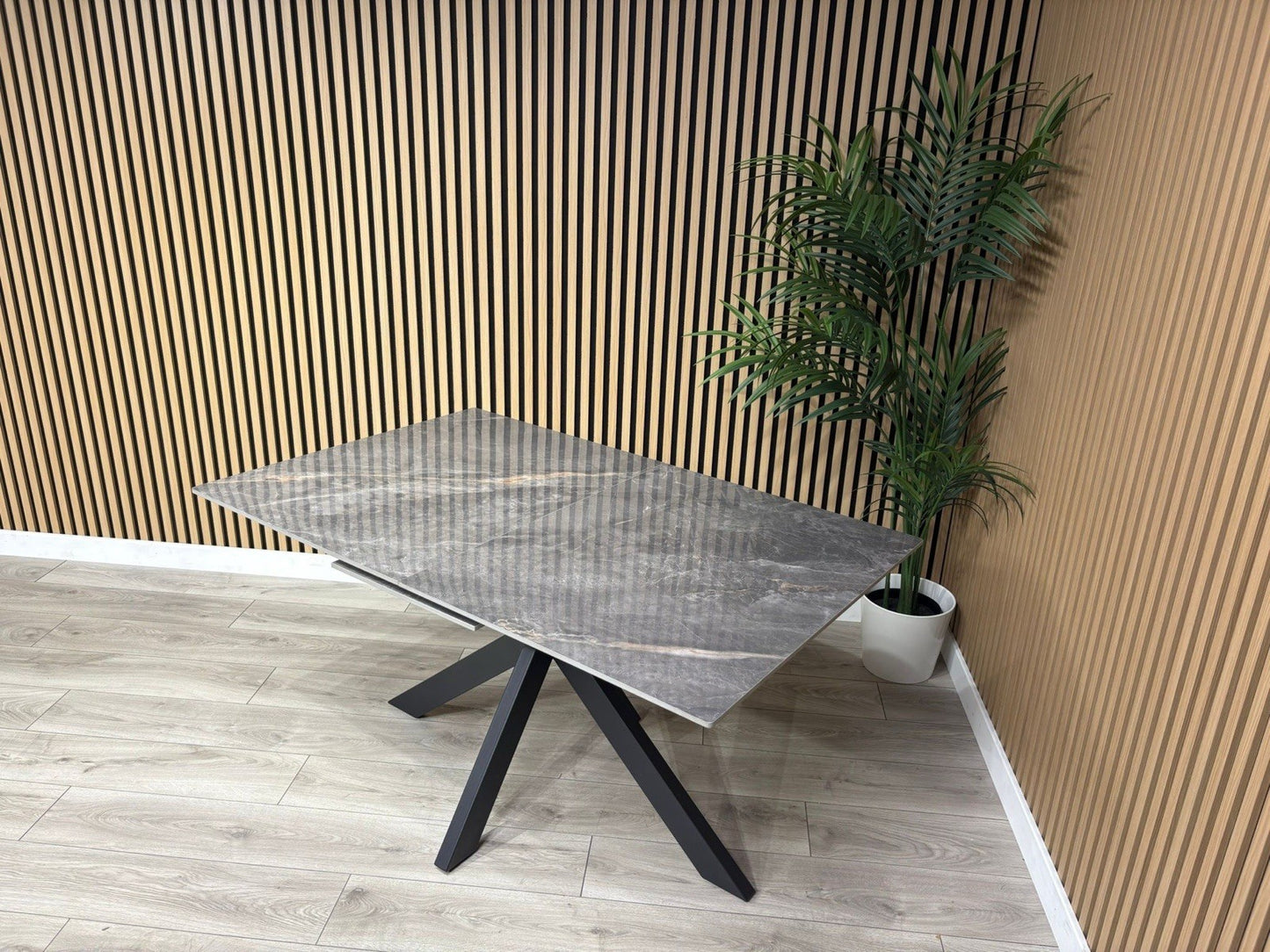 NEXT Sample - CRETE Marble Effect Extendable Dining Table  - RRP £899