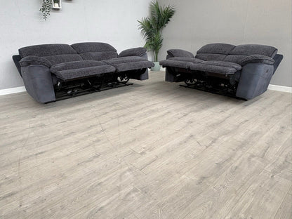 DFS Fontaine 3 Seater + 2 Seater Power Recliner Sofa Set  - RRP £1,978