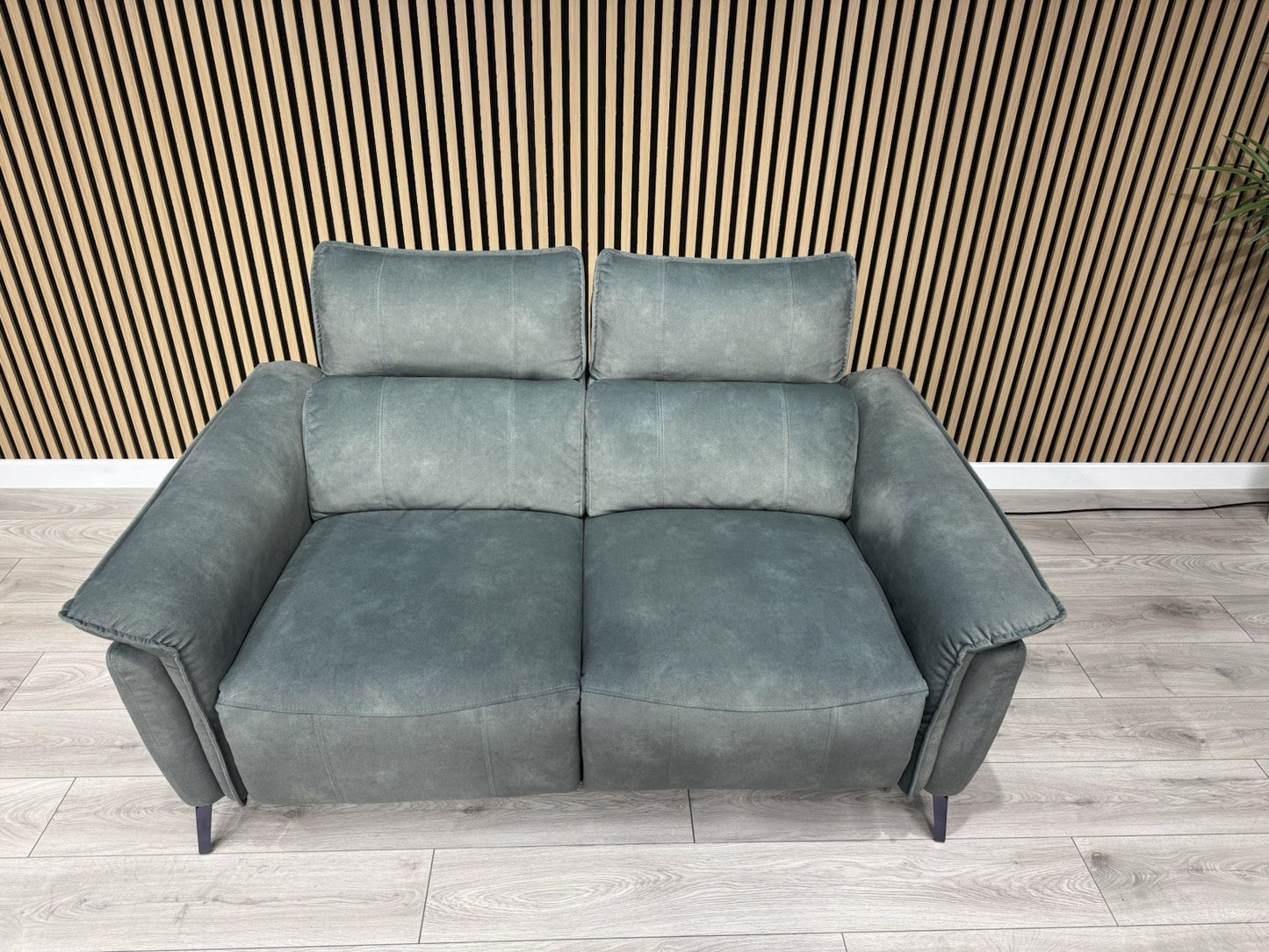 Furniture Village JUDE Fabric 2 Seater Power Recliner Sofa, Fern - RRP £1,895