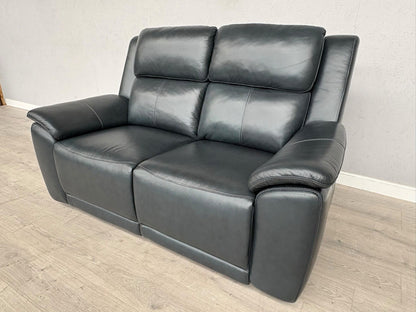 Furniture Village UTAH Leather 2 Seater Power Recliner, Lumbar Sofa - RRP £2,195