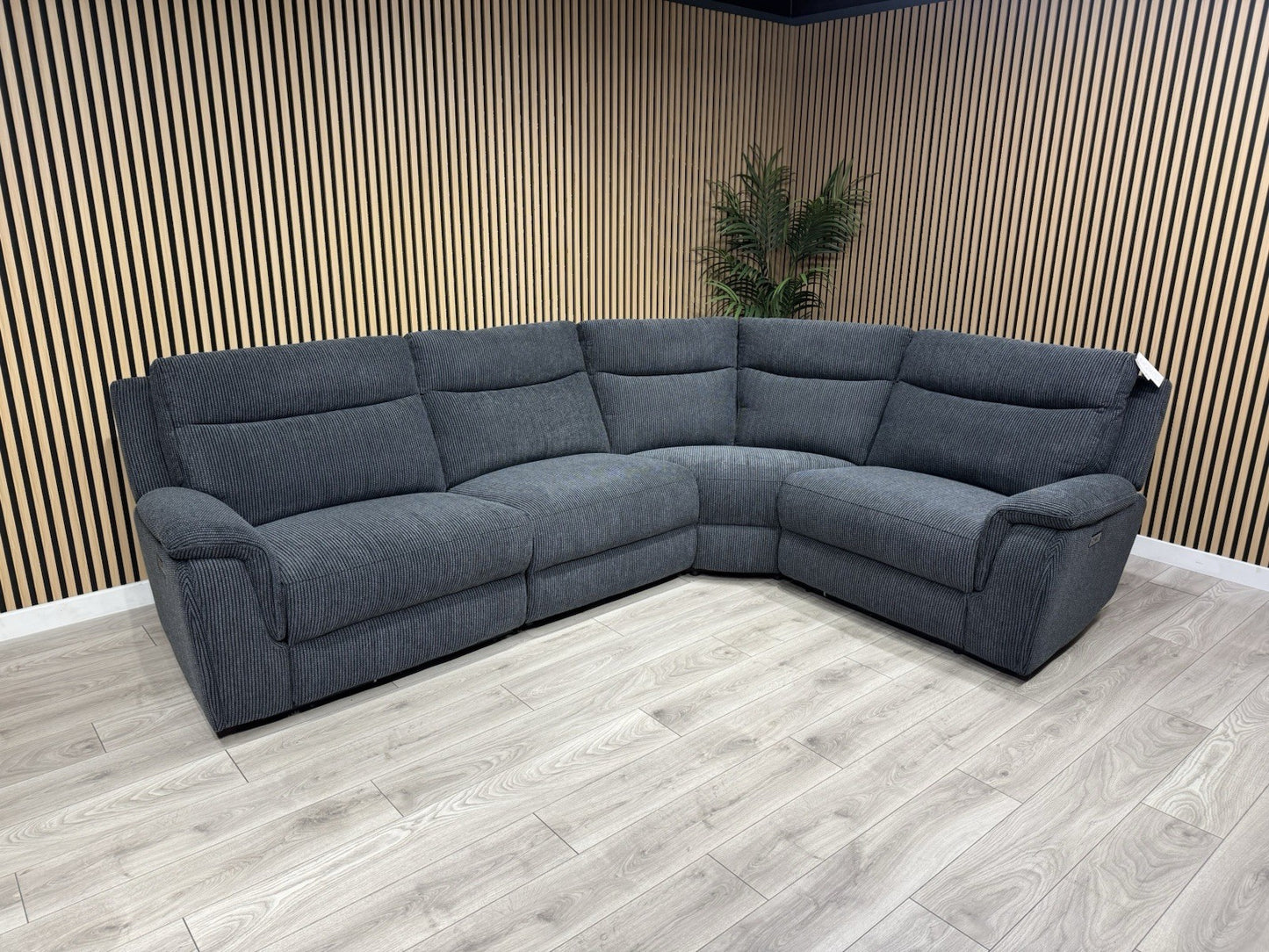 ScS - MAVERICK Fabric Modular Corner Sofa, Power Recliners - RRP £2,799