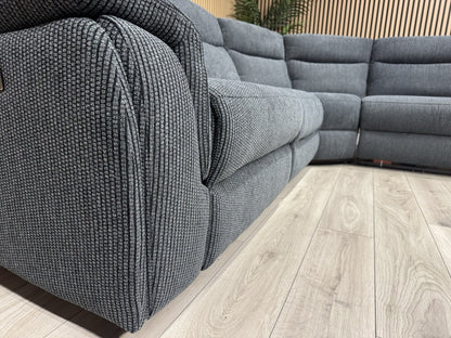 ScS - MAVERICK Fabric Modular Corner Sofa, Power Recliners - RRP £2,799
