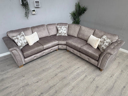 Furniture Village - Aura Large Classic Back Corner Sofa RRP - £3795