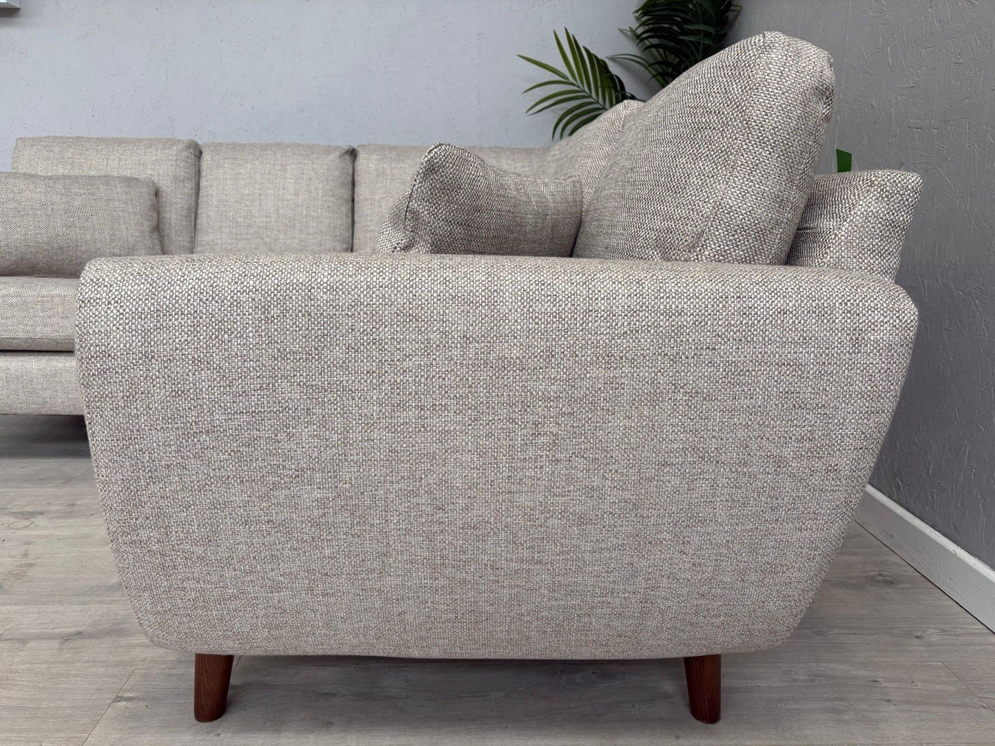 NEXT - WILSON Fabric Small Corner Sofa ( 2 Corner 2 ) Mid Natural - RRP £1,550
