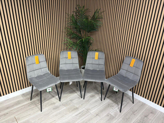 NEXT Sample - Brushed velvet dining chair