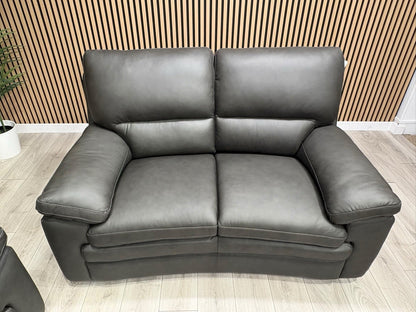 DFS Brooker Leather 3 Seater + 2 Seater Static Sofa Set  - RRP £3690